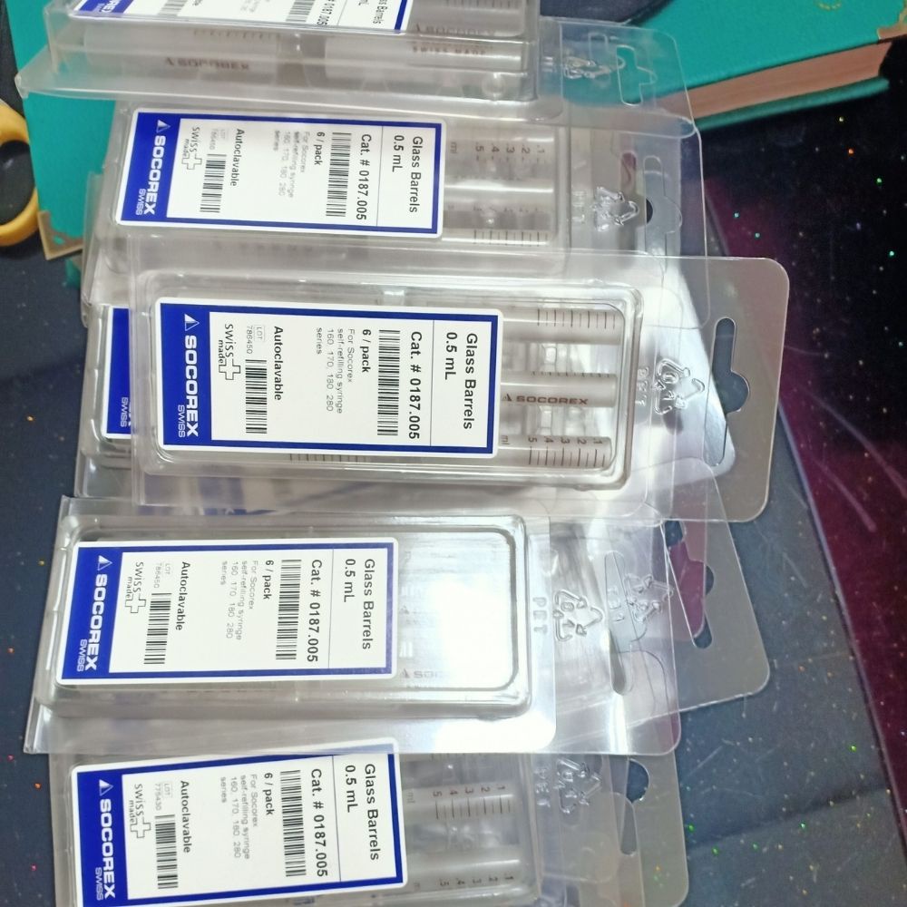 Ống thủy xilanh SOCOREX 0.5ml- 1ml - 2ml , hàng chính hãng thụy sĩ