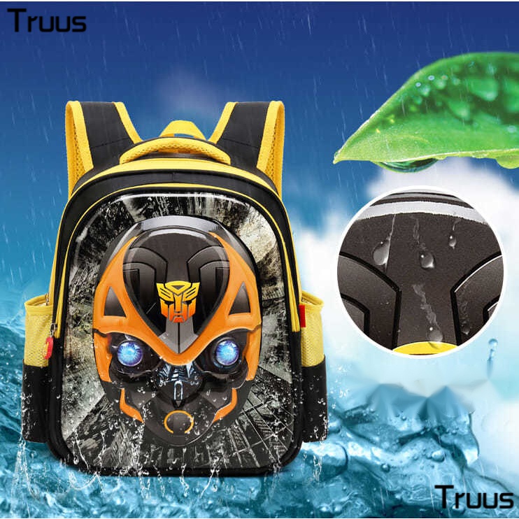Ba Lô Đi Học Họa Tiết Transformers 123 Cho Bé Trai Lớp 1-6 - V00R