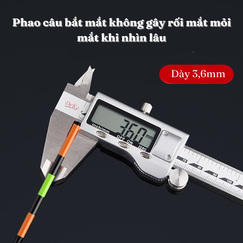 Phao Câu Đài tăm to cao cấp Trúc Hiên Lâu thông minh , có đèn , truyền tín hiệu rất nhanh , vòng chống thấm nước