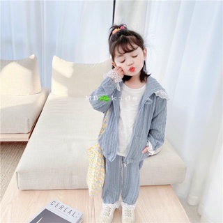Bộ len pha ren siêu xinh cho bé gái