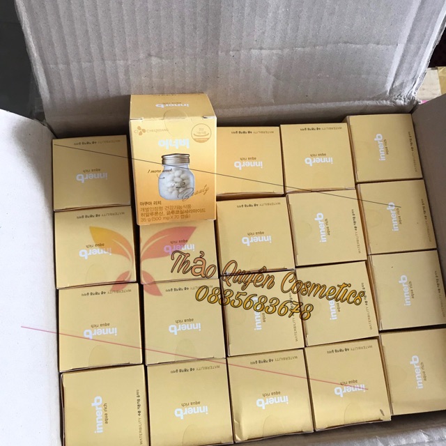 VIÊN UỐNG CẤP NƯỚC VÀ COLLAGEN INNERB AQUA RICH