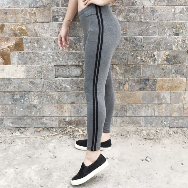 Quần legging sọc và trơn AGE2X