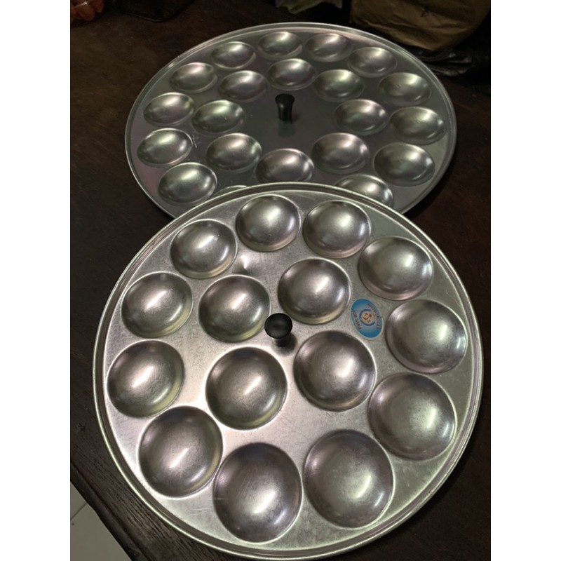 Khuôn Nhôm Đổ Bánh Bèo Lớn 22 Bánh , Nhỏ 15 Bánh