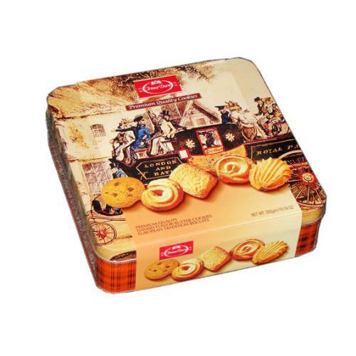 Bánh Tresor Dore Hộp Thiếc vuông 300g