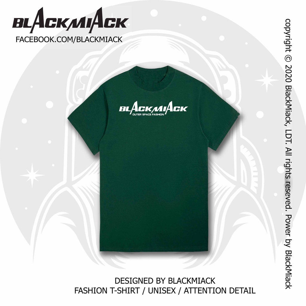 Áo Thun Basic BlackMiack Màu Trắng Xanh Lá Đen Unisex BLACKMIACK