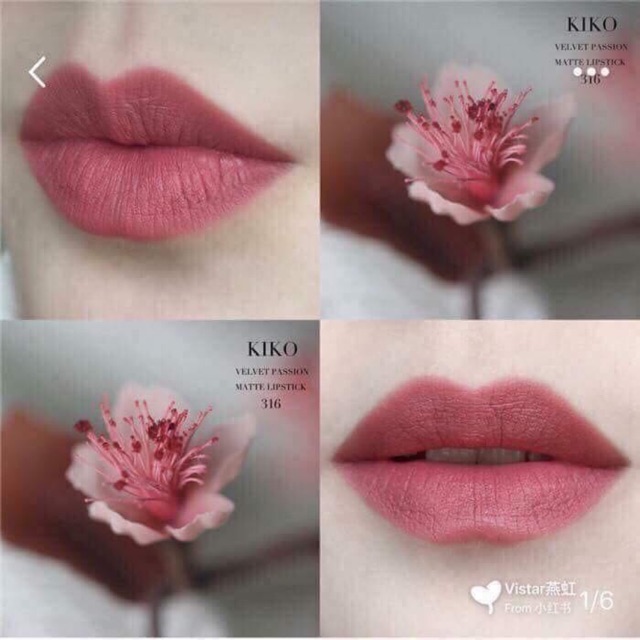 Son Kiko Mau Hồng đất Bill Anh Velvet 316 Gia Thang 11
