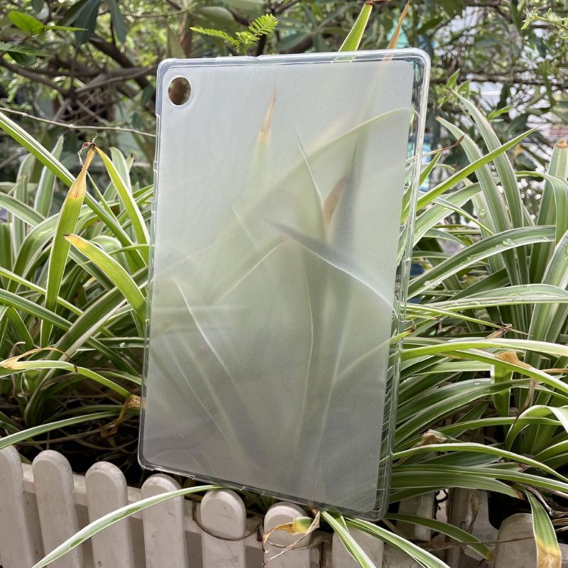 Ốp lưng silicon cho Lenovo Tab M10 Gen 2 TB-X306X dẻo trong mờ chống bám vân tay