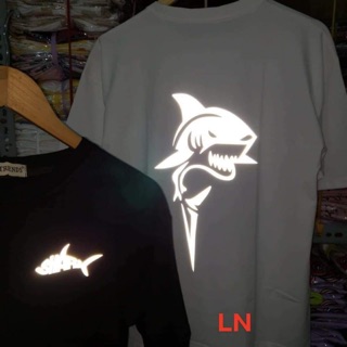 Áo thun phản quang cá mập shark