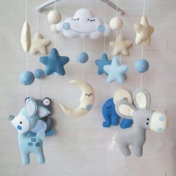 Treo Nôi Sắc Màu - Kích Thích Thị Giác Cho Bé - Đồ Chơi Giáo Dục Montessori Mẫu Điệu Đà
