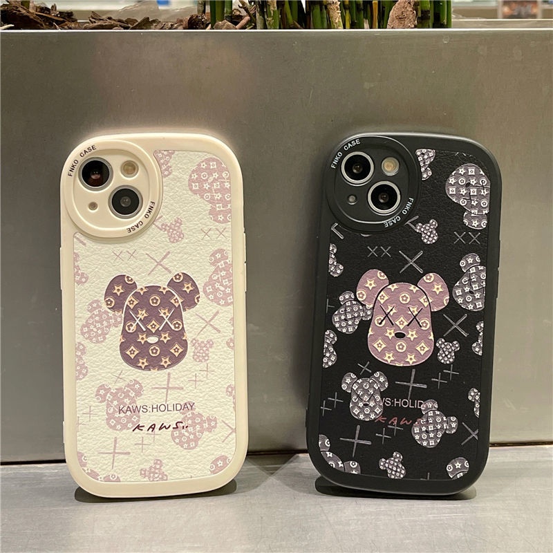 Ốp Điện Thoại Silicon Họa Tiết Đầu Gấu Tròn Dễ Thương Cho iPhone 12 13 11 Pro Max X Xs Max Xr 7 8 Plus Blx4