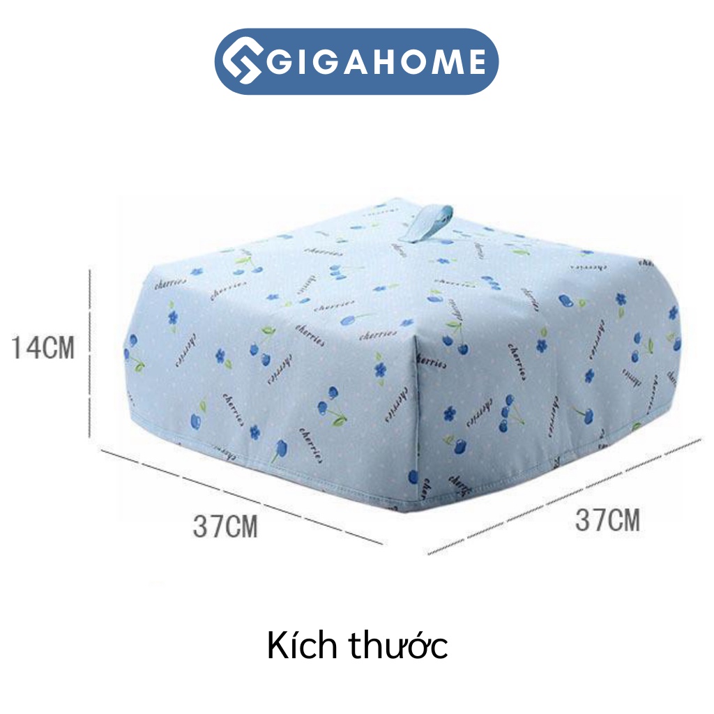 Lồng Bàn Giữ Nhiệt, Đậy Thức Ăn Xếp Gọn GIGAHOME Loại Lớn 37x37x14 cm 3962