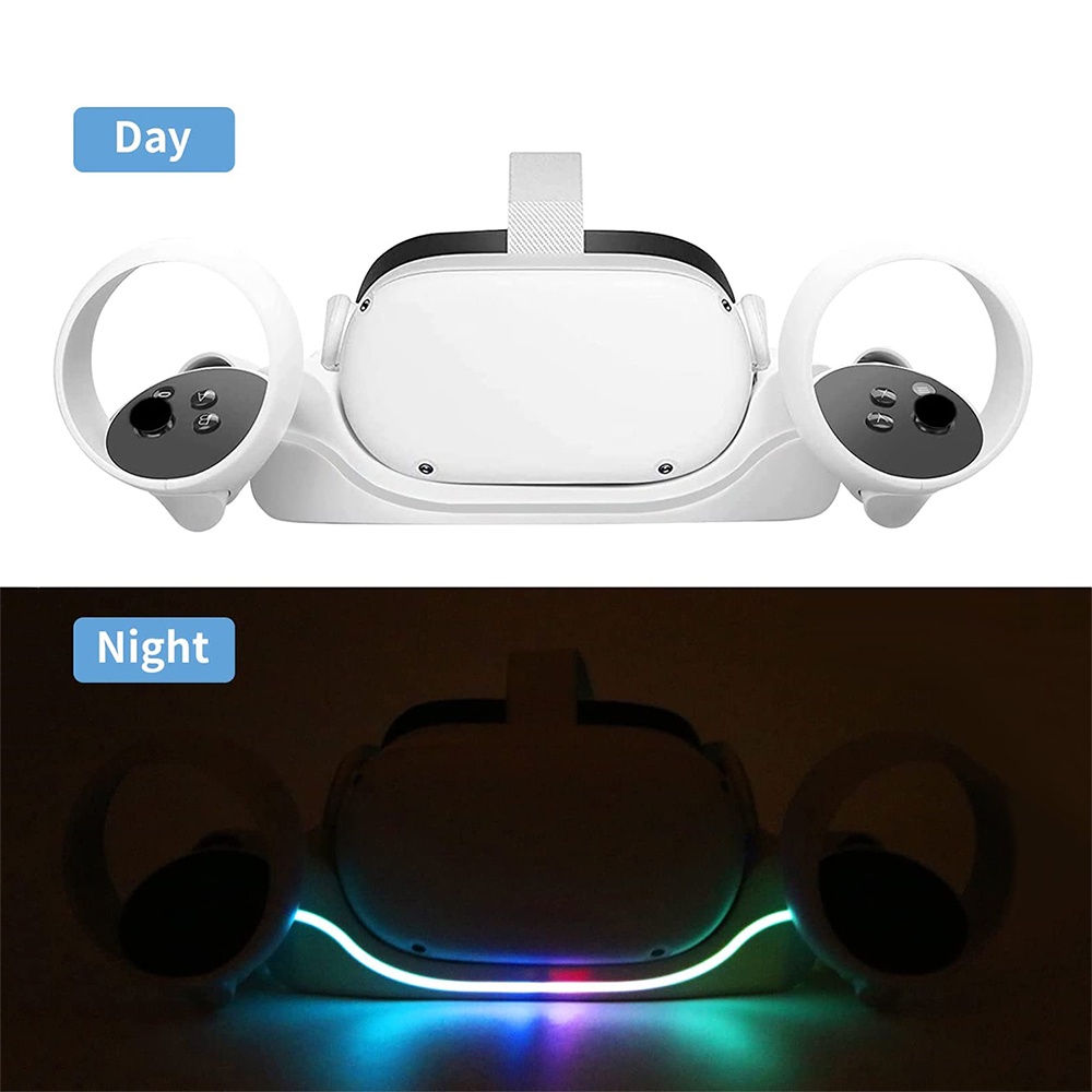 Ninki Đế Sạc Nhanh Cho Meta Oculus Quest 2, VR Có Dây Cáp Sạc Nhanh Cho Meta Oculus Quest 2 Giá Đỡ