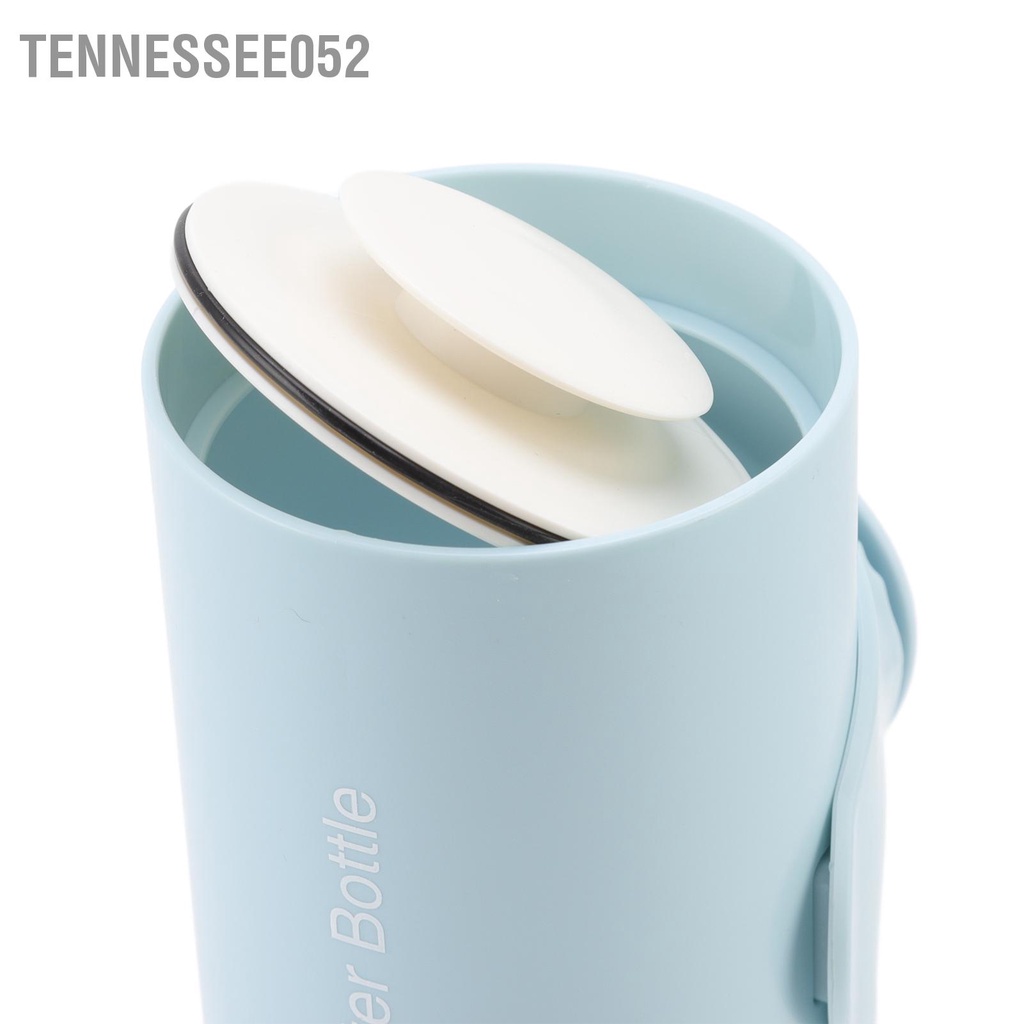Tennessee052 Vòi nước uống cho thú cưng Ấm siêu tốc treo tự động chó mèo Blue 500ML