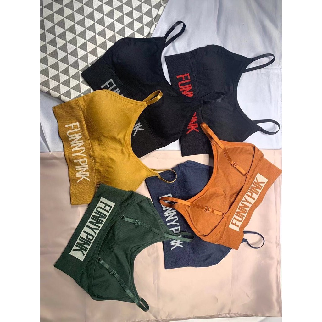 Set Bộ Tập Gym Yoga Funny, Set Thể Thao Nữ Áo Bra Kèm Quần Dài [Ảnh Chụp Thật] - OS002