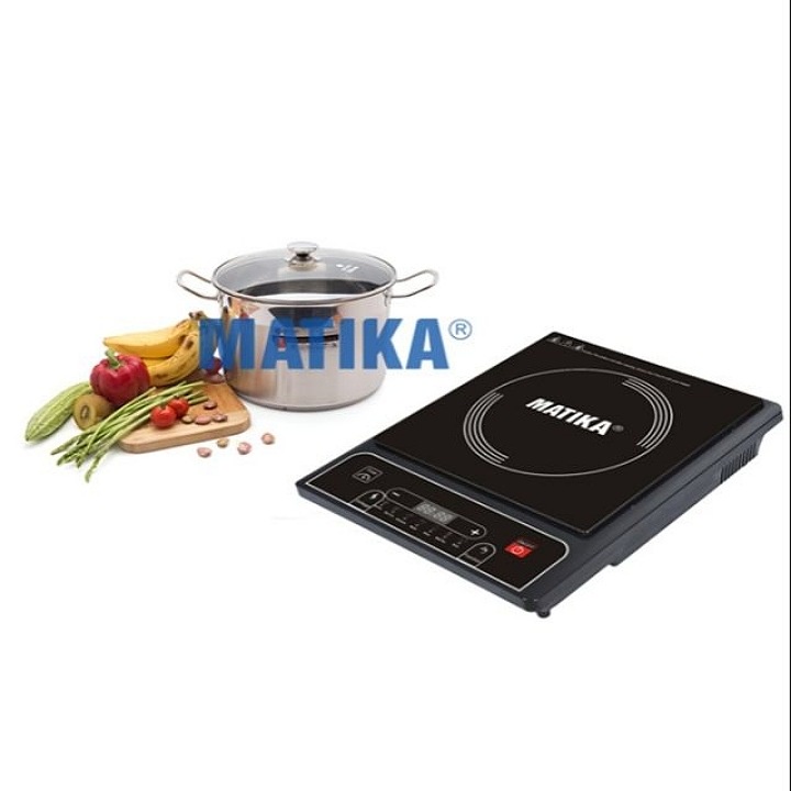 Bếp điện từ matika MTK-2111 Tặng kèm nồi