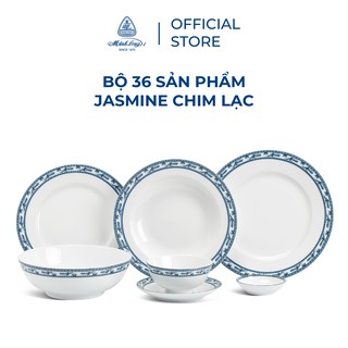 Mua Bộ chén dĩa sứ Minh Long 36 sản phẩm - Jasmine - Chim Lạc