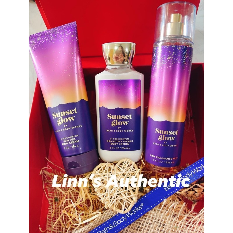 BILL SUNSET GLOW XỊT THƠM DUỠNG THỂ BATH &amp; BODY WORKS USA