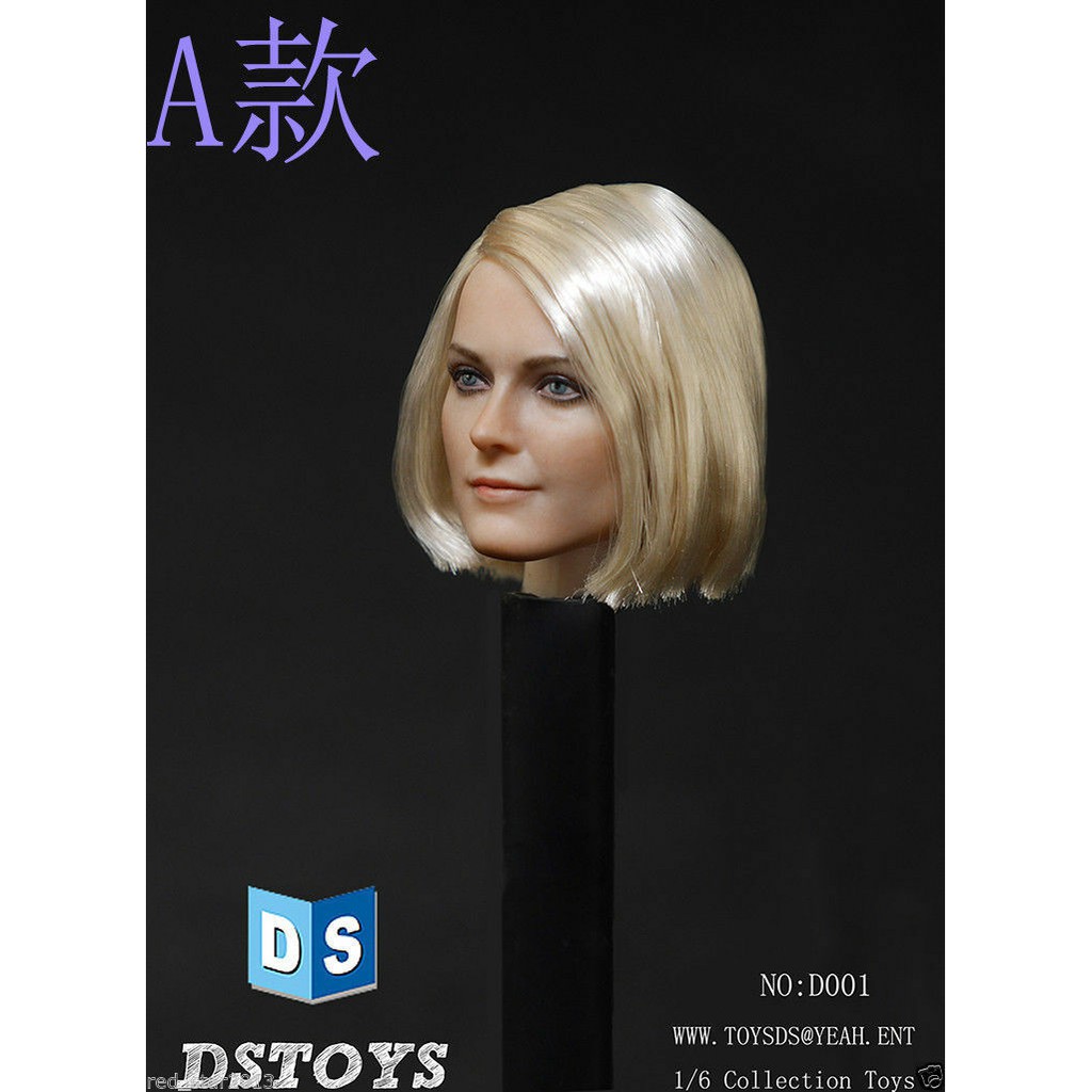 Mô Hình Đầu Cô Gái Tóc Ngắn 12 "Tỉ Lệ 1 / 6