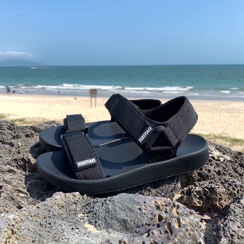 Dép Sandal Ulzzang LOẠI 1 - Giày Quai Hậu Đi Học quai ngang đế xốp chuẩn hàng quảng châu nam nữ
