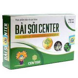 Bài sỏi center- giúp lợi tiểu, hỗ trợ điều trị sỏi thận, sỏi mật- hộp 30 viên
