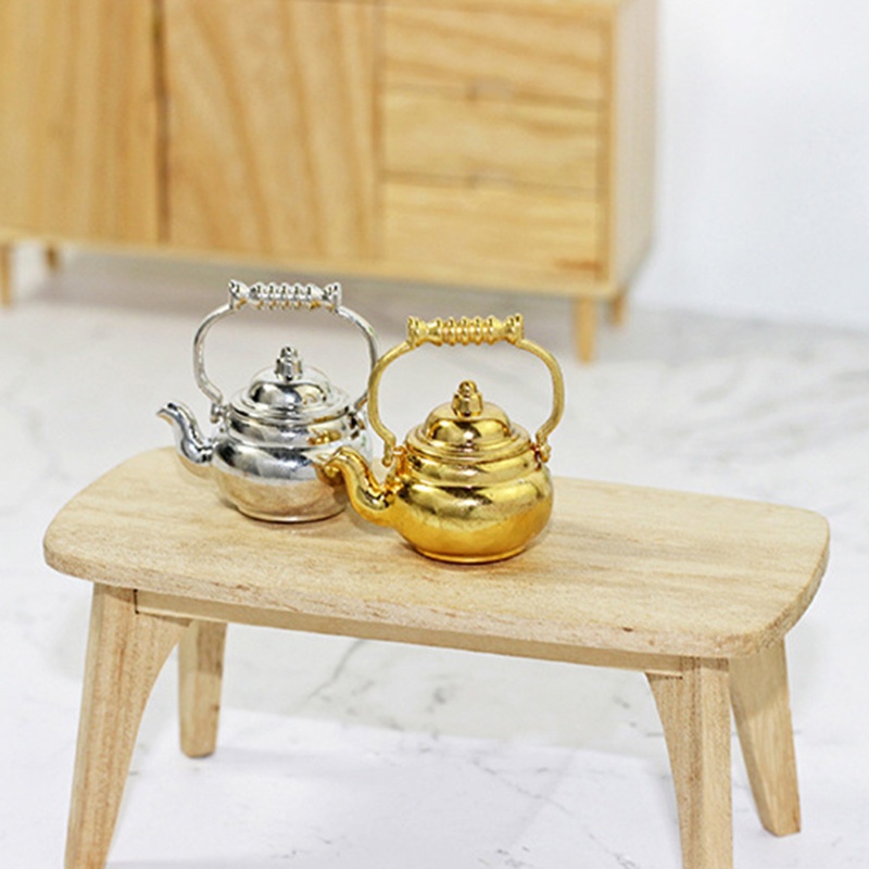 Nồi Nấu Ăn Có Nắp Đậy Dùng Để Trang Trí Nhà Búp Bê 1 / 12 / 1 /
