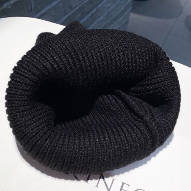 Mũ len đính ngọc trai giả thời trang nữ tính