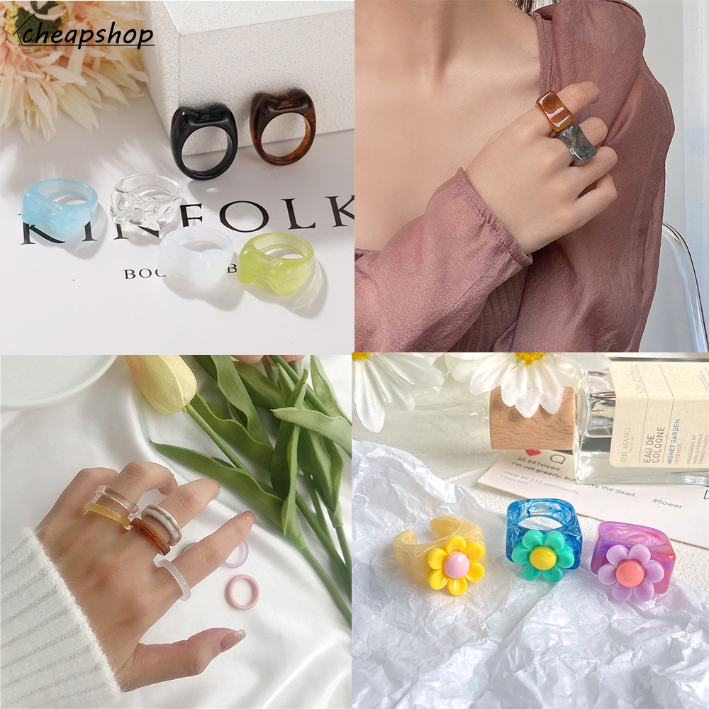 iF YOU Nhẫn   nhựa kiểu nơ thời trang cho nữ