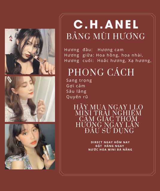 NƯỚC HOA MINI 20ML COCO. CHO NỮ SIÊU CUỐN HÚT | Thế Giới Skin Care