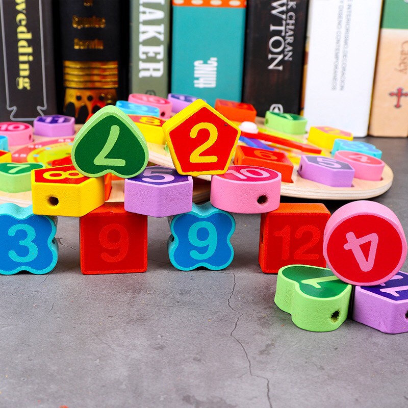 [Đồ Chơi Thông Minh] Hộp đồ chơi đồng hồ giúp bé học số, màu và hình khối, giúp bé sáng tạo, phát triển trí tuệ G83