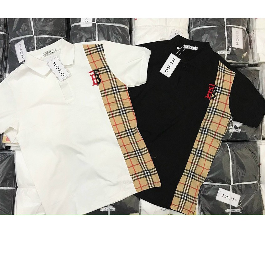 Áo thun nam chữ in nổi tay ngắn dập vân cổ bẻ áo polo nam đẹp | BigBuy360 - bigbuy360.vn