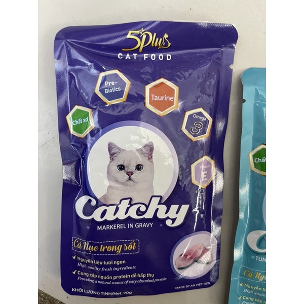 Pate cho mèo catchy - 5plus