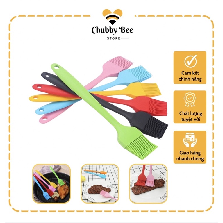 Chổi phết gia vị làm bánh bằng silicone