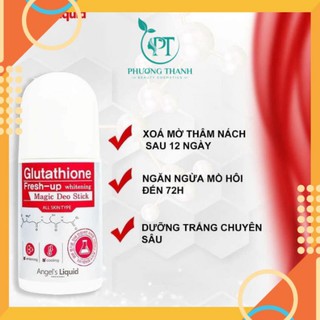 Lăn Nách Khử Mùi , Giảm Thâm Glutathione Fresh Up Whitening Angel’s Liquid 60ml [ Chính - Hãng ]