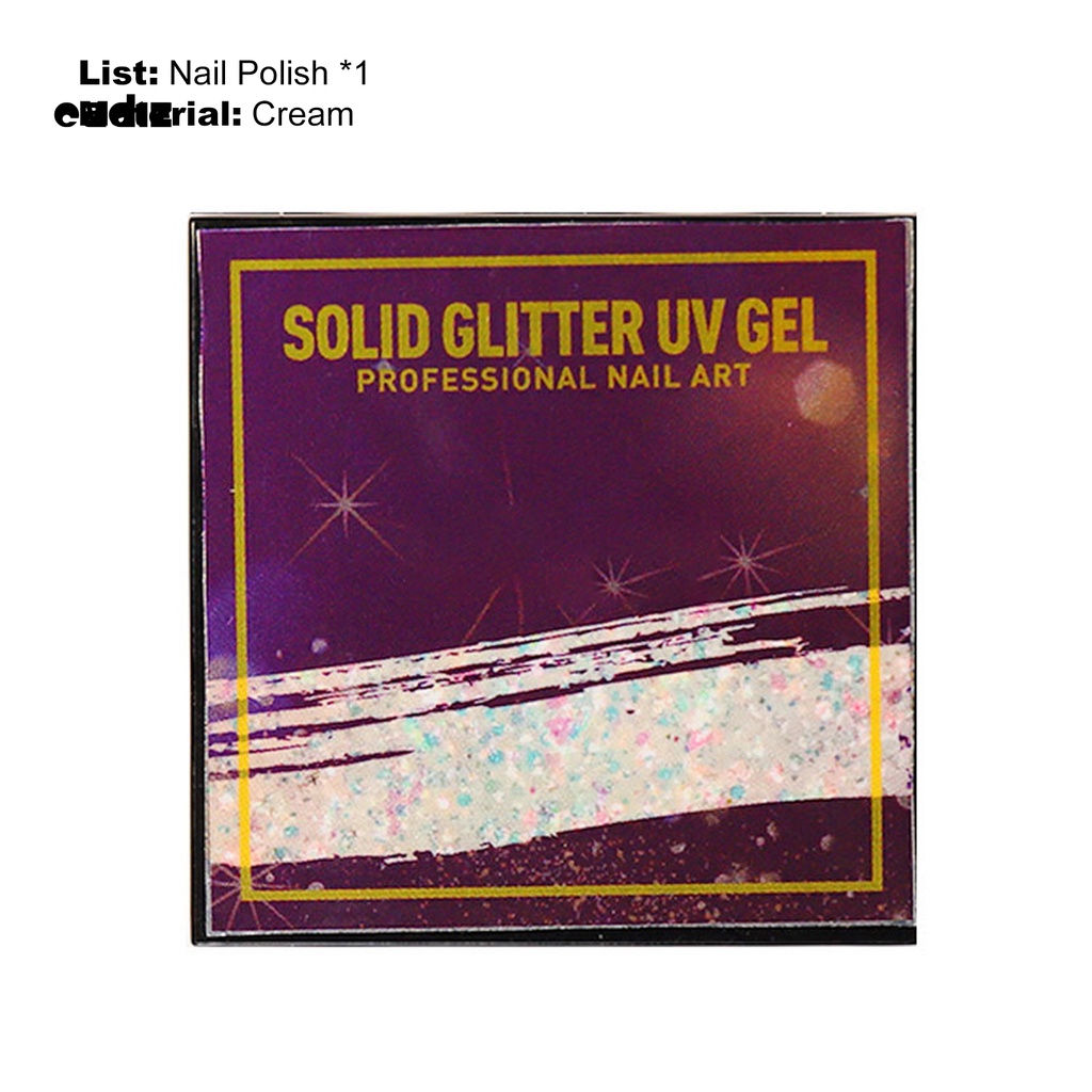 [Hàng mới về] Gel sơn móng tay lấp lánh nhiều màu dùng để trang trí móng nghệ thuật