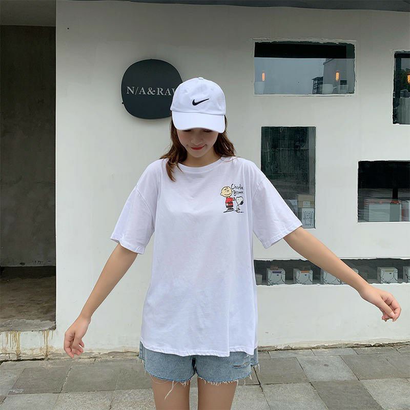 Áo thun tay lỡ Unisex cậu bé và chó