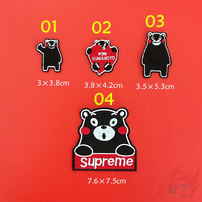 ☸ Fashion Brand：Kumamon Patch ☸ 1Pc Cartoon Diy Sew on Iron on Patch