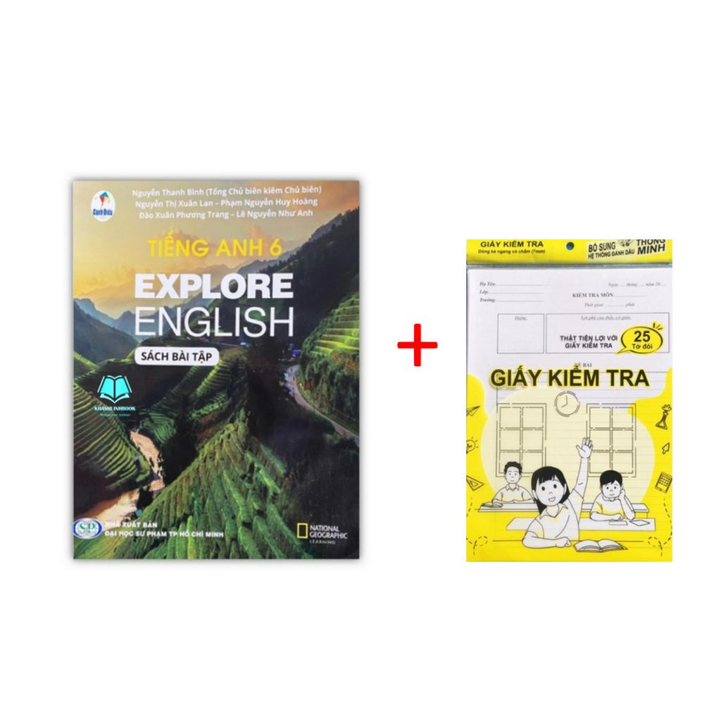 Sách - Tiếng Anh 6 Explore English - Sách Bài Tập ( Bộ Cánh Diều )