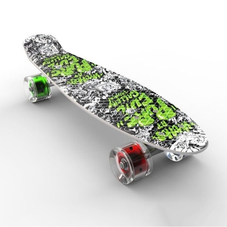 Ván trượt Skateboard Penny nhiều màu có đèn led (4 tùy chọn màu)