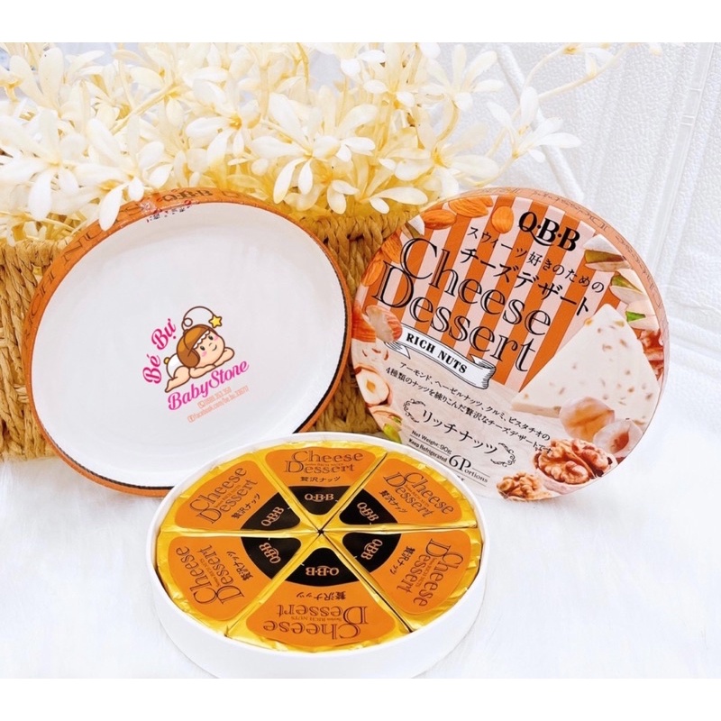 Phô Mai Hoa Quả QBB Thơm Ngon Đủ Loại 90g 6 Miếng/Hộp [DATE T2/2022]
