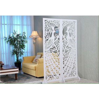 Vách ngăn Bình Phong Họa Tiết Con Công ( Một tấm ) -  Kích thước 180x50cm