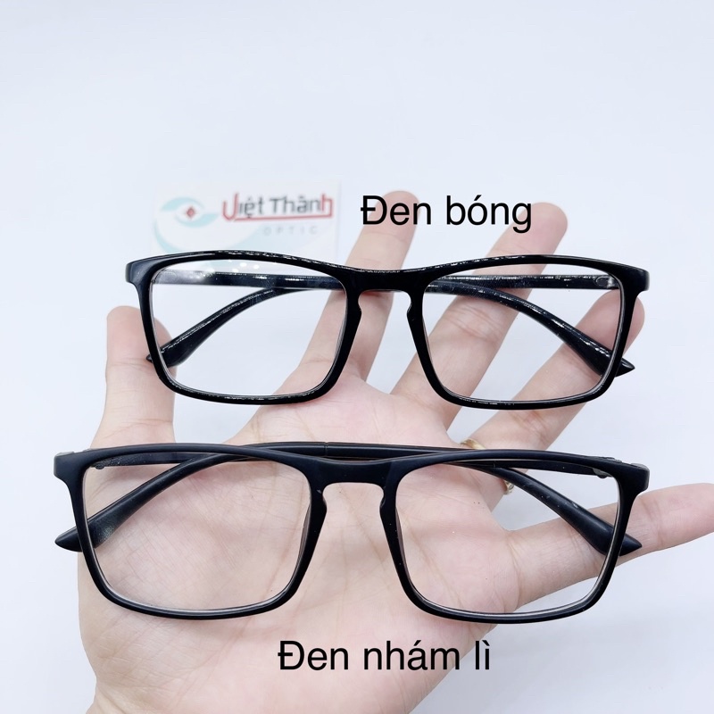 Gọng kính cận vuông ombre lắp được cận viễn loạn unisex tiktok mã L ombre