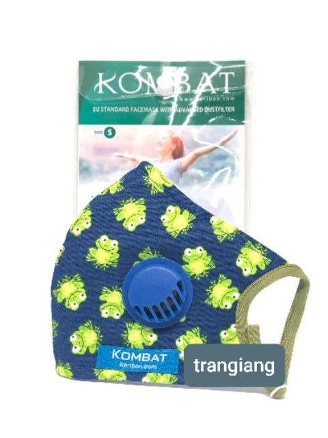 1 khẩu trangKaribon Kombat trẻ em 8 lớp lọc bụi mịn có van thở | BigBuy360 - bigbuy360.vn