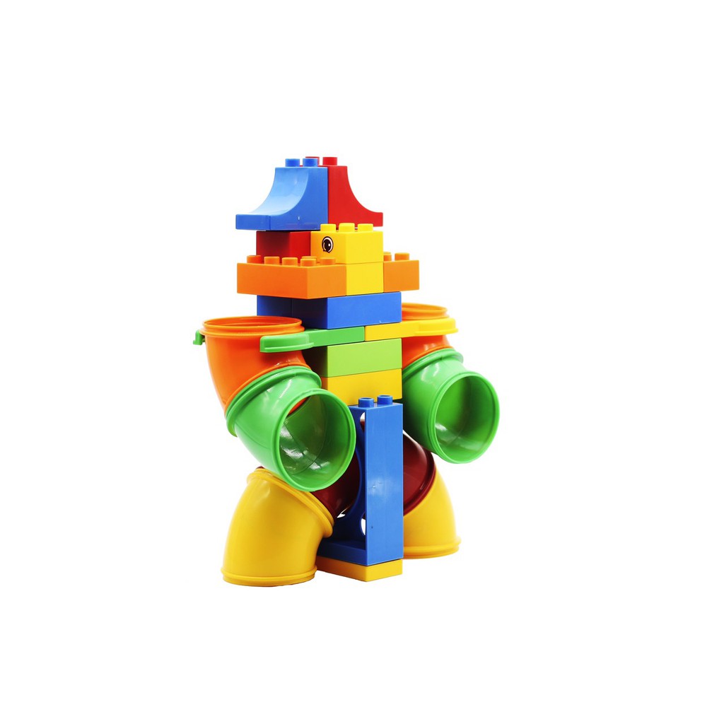 Lego Lắp Ghép Thông Minh Hình Máng Trượt Bóng Cho Bé Vinakids Toys