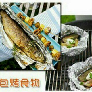 Màng bọc giấy bạc  nướng cá gà cực chất