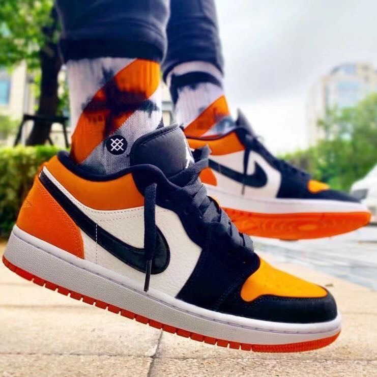 Giày JD1 low thể thao sneaker JORDAN 1 CAM cổ thấp Hot trend nam nữ