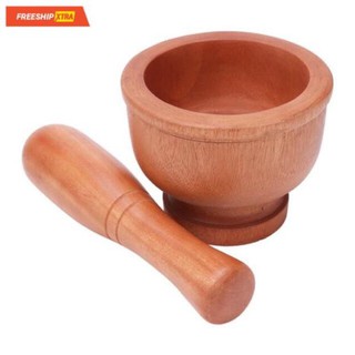 Bộ chày cối gỗ