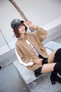 Áo Khoác Da Lộn Cao Cấp