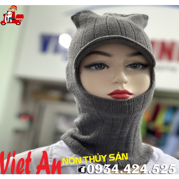 NÓN LEN KHO LẠNH XÁM ĐẬM _ HÌNH CHỤP THẬT