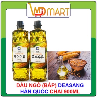Dầu ăn ngô Hàn quốc Deasang chai 900ml