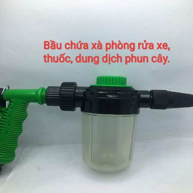 Súng Xịt Rửa, Tưới Cây &quot;Biến Hình&quot; Aquamate W-3502 Siêu Đa Năng